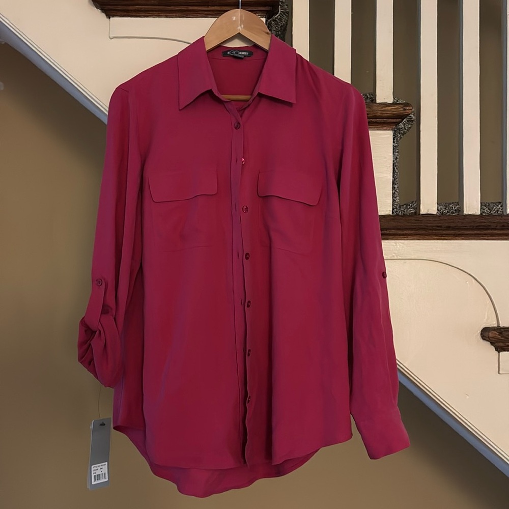 go>silk Silk Blouse M NWT